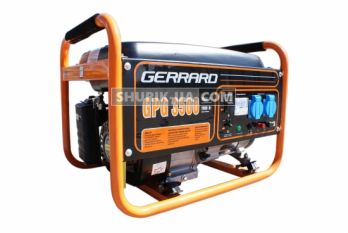 Бензиновий генератор GERRARD GPG3500E