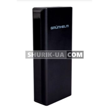 Зовнішній акумулятор  Power Bank  Grunhelm  GP-22 AB ( 20000 мА/год, чорний)