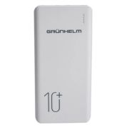 Зовнішній акумулятор  Power Bank  Grunhelm  GP-03 AW ( 10000 мА/год, білий)