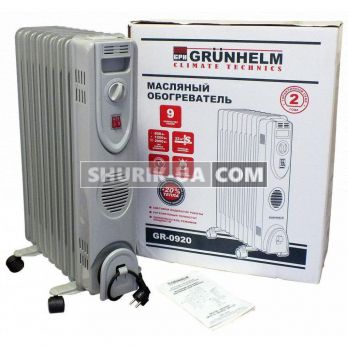 Масляний обігрівач Grunhelm GR-0920/2,0 кВт