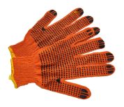 Перчатки Долони х/б с резиновым вкраплением, (PVC)