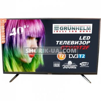 Телевизор GRUNHELM GTV40T2F ( 40", FULL HD, Т2)